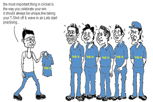 Ganguly keen to coach Team India Cartoons and quotes by teluguone comedy